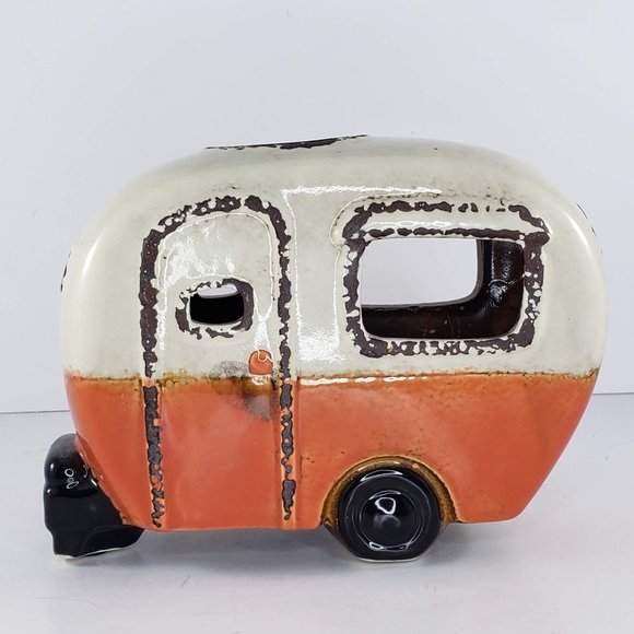 Camper Tabletop Nightlight RV Camping Decor Retro Orange *Missing Light Cord* - Picture 3 of 6